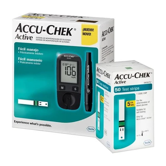 Accu-Chek Active Ölçüm Cihazı ve Active Strip