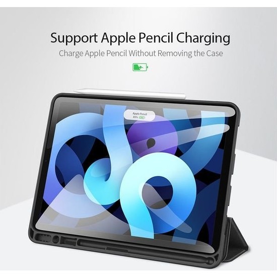 Custodia Rugged Per IPad Air 4/5 E Pro 11 - Con Supporto E Porta Matita - Nera - Foto 3