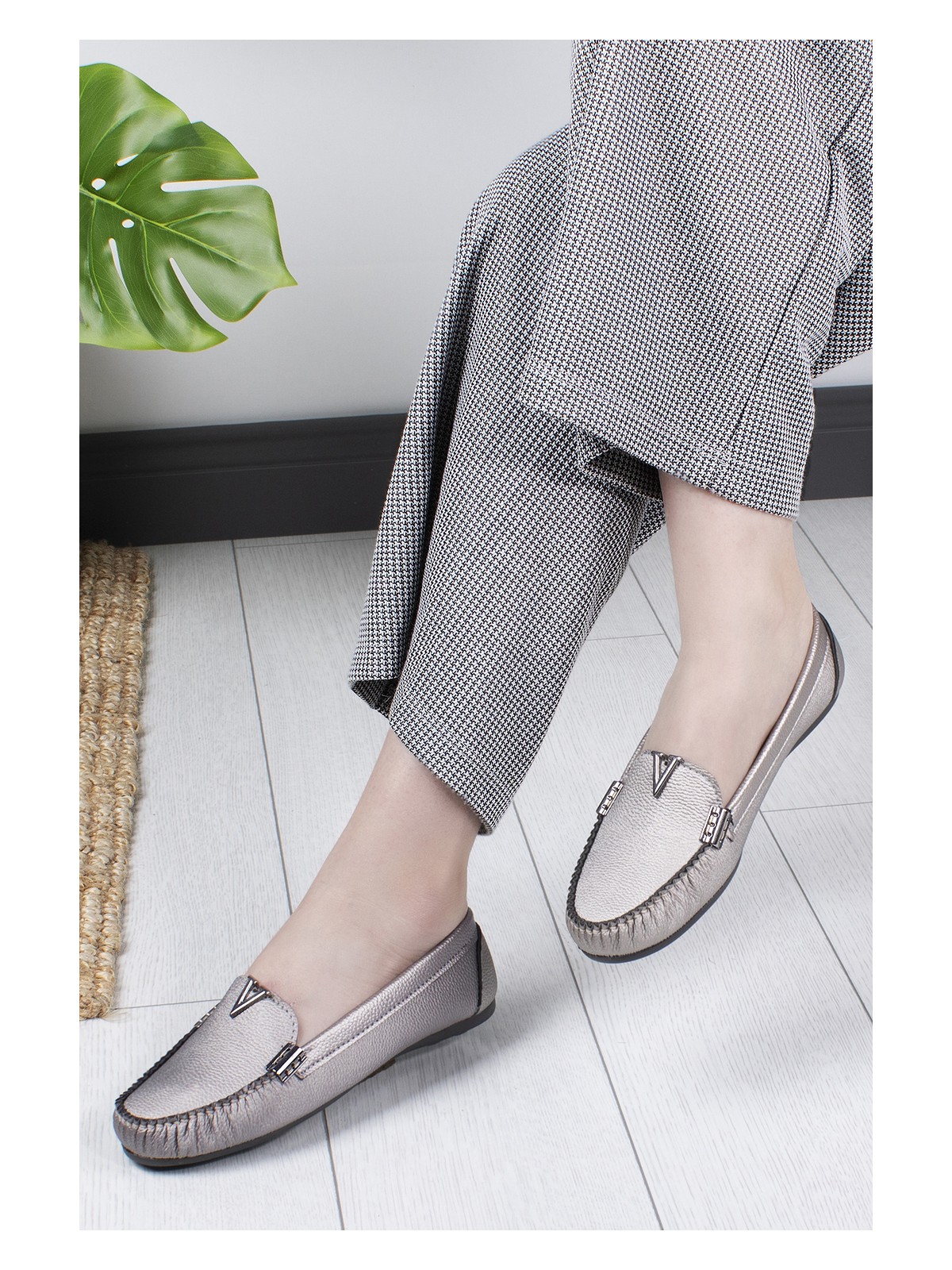 Khayt Flora Casual Günlük Kadın Babet Ayakkabı - Görsel 4