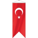 Özgüvenal Alpaka Kırlangıç Türk Bayrağı 50 x 150 cm