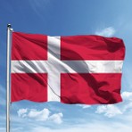 Özgüvenal Danimarka Bayrağı 50 x 75 cm