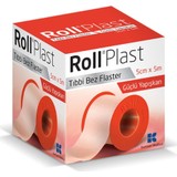 Roll Plast 5X5 M Tıbbi Flaster Çinko Oksitli Kauçuk Yapışkanlı