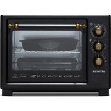 Kumtel LX-8520 Siyah Rustik Fırın 20 Lt