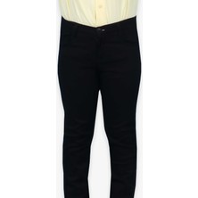 Terry Erkek Çocuk Gabardin Pantolon Siyah (4-14 Yaş)