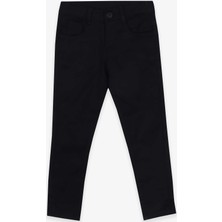 Terry Erkek Çocuk Gabardin Pantolon Siyah (4-14 Yaş)