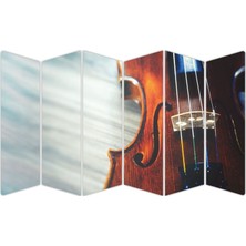 Renkselart Müzik Aleti Keman Mdf TABLO-1381 Model-B
