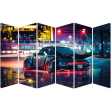 Renkselart Klasik Araba Retro Mdf TABLO-1236 Model-B