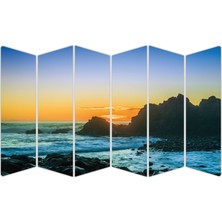 Renkselart Sahil Kıyı Deniz Mdf TABLO-2100 Model-B