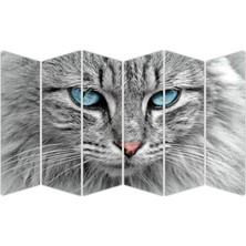 Renkselart Kedi Mdf TABLO-2575 Model-B