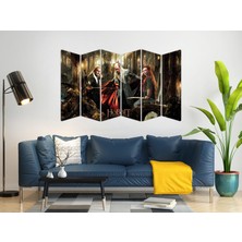Renkselart Legolas Thranduil Tauriel Hobbit Mdf TABLO-3058 Model-B
