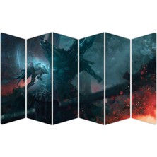 Renkselart Yüzüklerin Efendisi Mdf TABLO-3033 Model-B