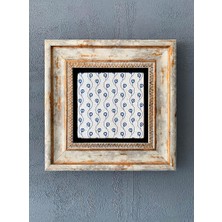 Oscar Stone Decor Çerçeveli Taş Duvar Dekoru 20 x 20 cm CDD-40-1027