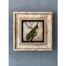 Oscar Stone Decor Çerçeveli Taş Duvar Dekoru 20 x 20 cm CDD-40-1087