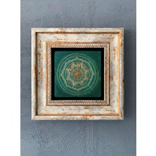 Oscar Stone Decor Çerçeveli Taş Duvar Dekoru 20 x 20 cm CDD-40-1094