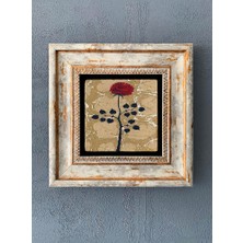 Oscar Stone Decor Çerçeveli Taş Duvar Dekoru 20 x 20 cm CDD-40-1131