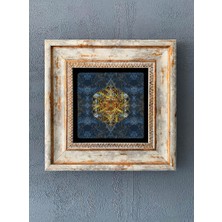 Oscar Stone Decor Çerçeveli Taş Duvar Dekoru 20 x 20 cm CDD-40-1165