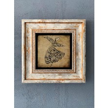 Oscar Stone Decor Çerçeveli Taş Duvar Dekoru 20 x 20 cm CDD-40-1207