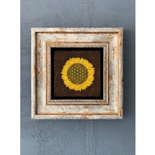 Oscar Stone Decor Çerçeveli Taş Duvar Dekoru 20 x 20 cm CDD-40-1210