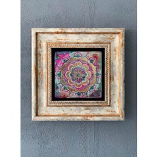 Oscar Stone Decor Çerçeveli Taş Duvar Dekoru 20 x 20 cm CDD-40-1242
