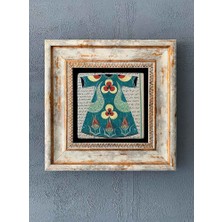 Oscar Stone Decor Çerçeveli Taş Duvar Dekoru 20 x 20 cm CDD-40-1292