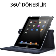 Kzy Samsung Galaxy T350 Dönebilen Stantlı Tablet Kılıfı Lacivert