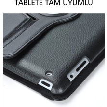 Kzy Samsung Galaxy Tab S2 T815 Dönebilen Stantlı Tablet Kılıfı Lacivert