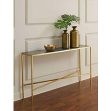 Hitit Dekorasyon Eta Gold Metal Dresuar/konsol