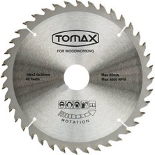 Tomax Ahşap Sunta Kesme Testeresi Elmaslı 180MMx2.0x40Tx30mm