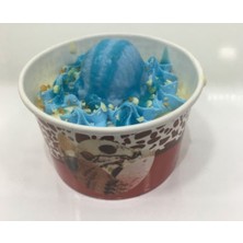 Es Dekor Mavi Kapta Dondurma Magnet 7x4,5cm