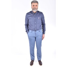 R-Germen 308-22 R-Germen Slim Fit Keten Pantolon