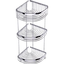 DUXXA Tel Köşelik 3 Katlı Oval Serisi