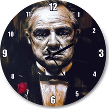 Cakatablo The Godfather Vaftiz Babası Duvar Saati