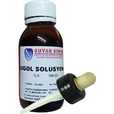 Lugol Çözeltisi %5 Lik 100 ml | Iyot Damlası (Damlalık Hediye)