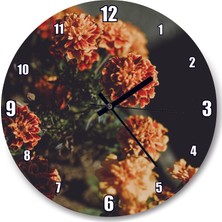 Cakatablo Kahve Rengi  Karanfil Duvar Saati