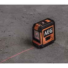 Aeg Kırmızı Çizgili Lazer Metre CLR215-B