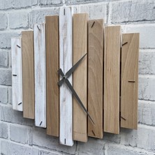 Katre  
katre Dizayn Doğal Ahşap Geotmetrik Duvar Saati 40X40 cm