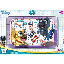 KS Games Puppy Dog Pals Bingo ve Rolinin Maceraları Frame Puzzle/yapboz 12 Parça