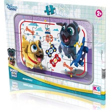 KS Games Puppy Dog Pals Bingo ve Rolinin Maceraları Frame Puzzle/yapboz 12 Parça