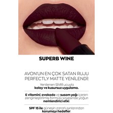 Avon Ultra Mat Ruj Superb Wine