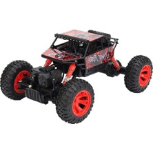 1:18 Rock Crawler 4 Çeker Kumandalı Şarjlı Arazi Aracı Kırmızı