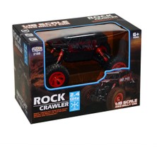 1:18 Rock Crawler 4 Çeker Kumandalı Şarjlı Arazi Aracı Kırmızı