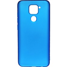 Mopal Xiaomi Redmi Note 9 Rubber Yumuşak Silikon Kılıf Mavi