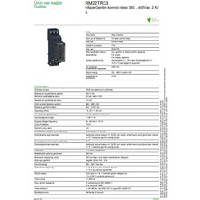 Schneider Faz Kontrol Rolesi (Motor Koruma Rolesi) 380-400 V