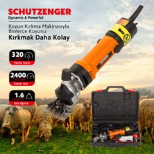 Schutzenger 320 Watt Metal Şanzuman Koyun-Keçi Kırkma Kırpma Makinesi 6 Kademeli SC-KK320