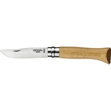 Opinel Inox No 6 Meşe Saplı Paslanmaz Çelik Çakı Bıçak