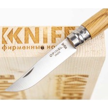 Opinel Inox No 6 Meşe Saplı Paslanmaz Çelik Çakı Bıçak