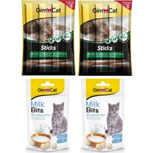 Gimcat 4 Adet Ödül(2-Milk Bits 40 Gr+2-Sticks Kuzulu)