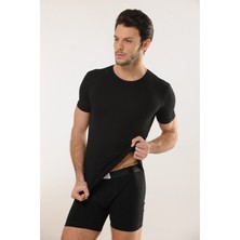 Hmd 704 3'lü Pamuklu Bisiklet Yaka Erkek Atlet -