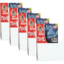 Aşkar Tuval 5 Adet 10 x 10 cm