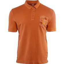 Arma Erkek Parça Boyamalı Baskılı Polo Yaka T-Shirt